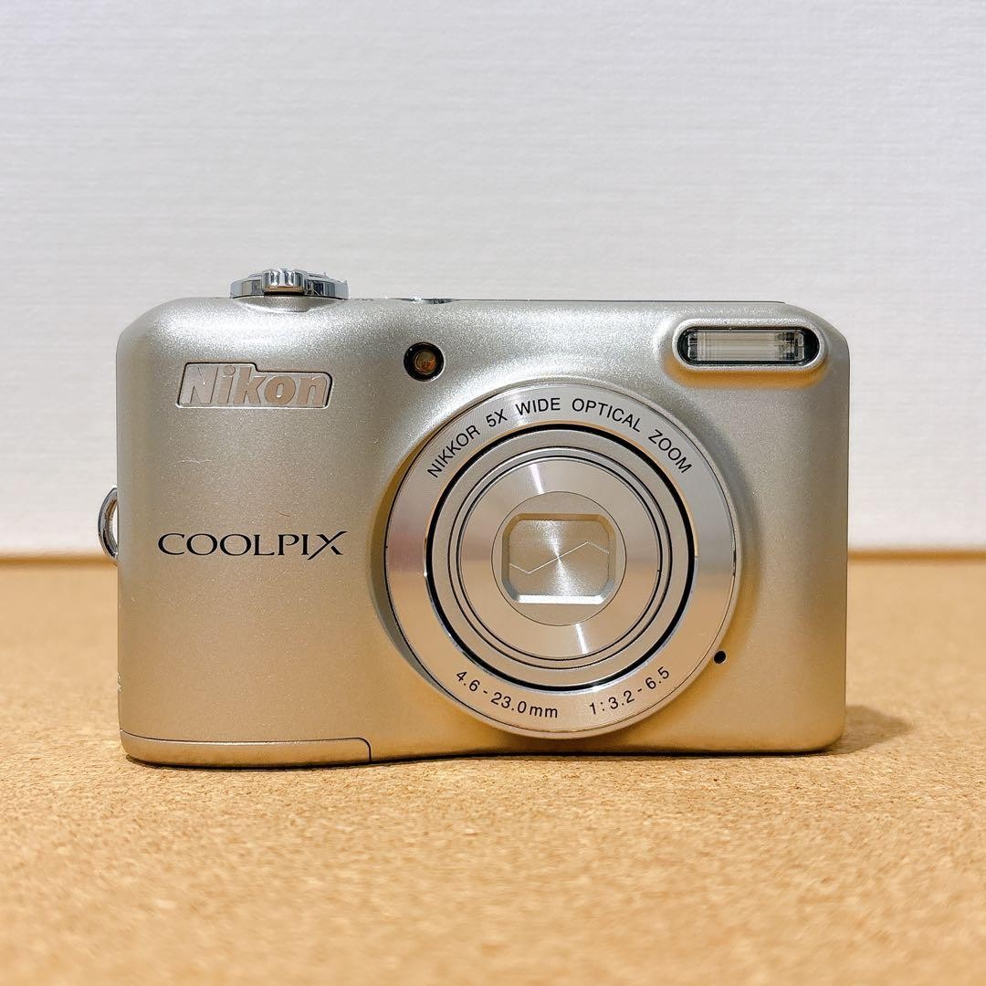 Nikon COOLPIX L28 Digital Camera Tested Silver Compact Excellent