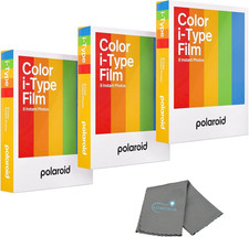 Polaroid Instant Color Film I Type Cameras 24 Photos 3 Pack Bundle