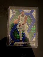 2024-25 Panini Mosaic - Jaylen Brown #33 Choice Blue Mosaic Prizm /45