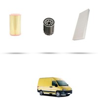 Hoffcar Wartungskit - 3 Filter FüR Peugeot Boxer II 2.0 I 81KW Ab 2002