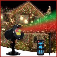 Christmas Laser R G LED Projector Light Moving Outdoor Landscape Stage Xmas Lamp