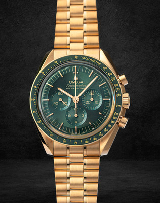Omega 310.60.42.50.10.001 Speedmaster Moonwatch Professional Moonshine Green
