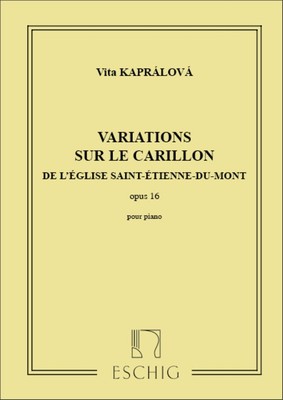Variations Sur Le Carillon | Pour Piano | Víteszlava Kaprálová | Partitur