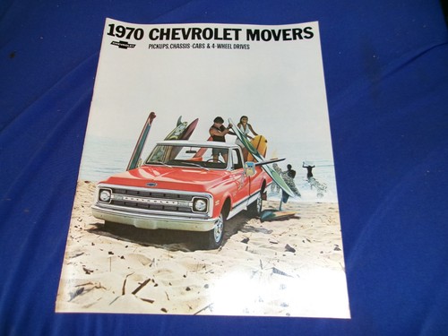 1970 chevrolet truck c10 c20 k10 k20 dealer brochure