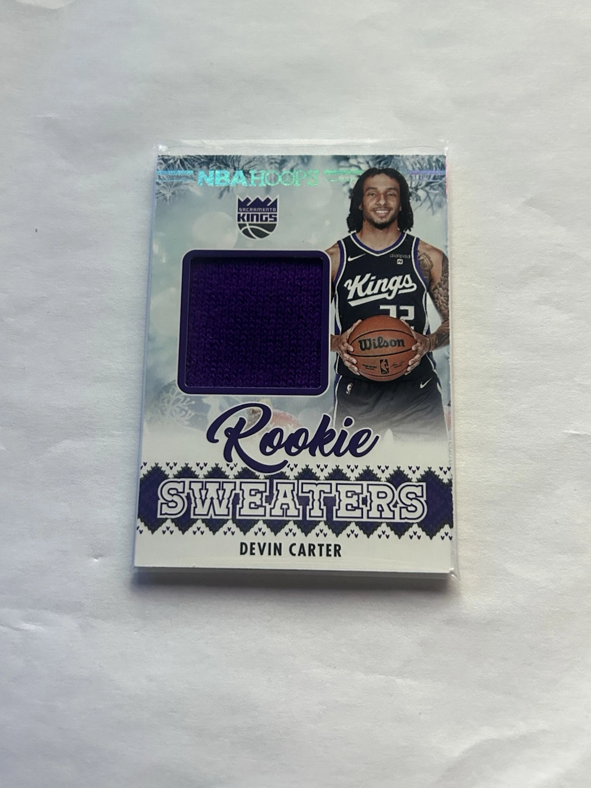 Devin Carter trading card