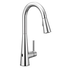 Moen 7864EW Sleek 1.5 GPM 1 Hole Pull Down Kitchen Faucet