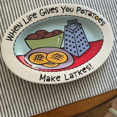 VINTAGE Our Name is Mud Lorrie Veasey Latke Serving Plate | eBay