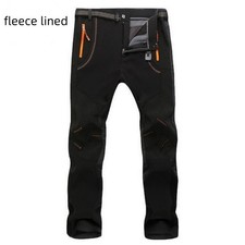Men Waterproof Cargo Walking Trousers Rain Fishing Hiking Outdoor Work Pants UK