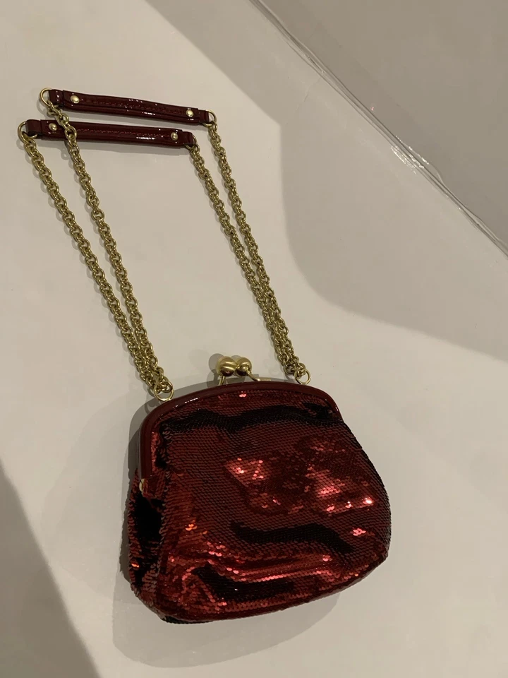 Bolso Coach Coleccionable Edición Limitada Lentejuelas Amapola Marco Kisslock - DE COLECCIÓN Foto 2 de 4