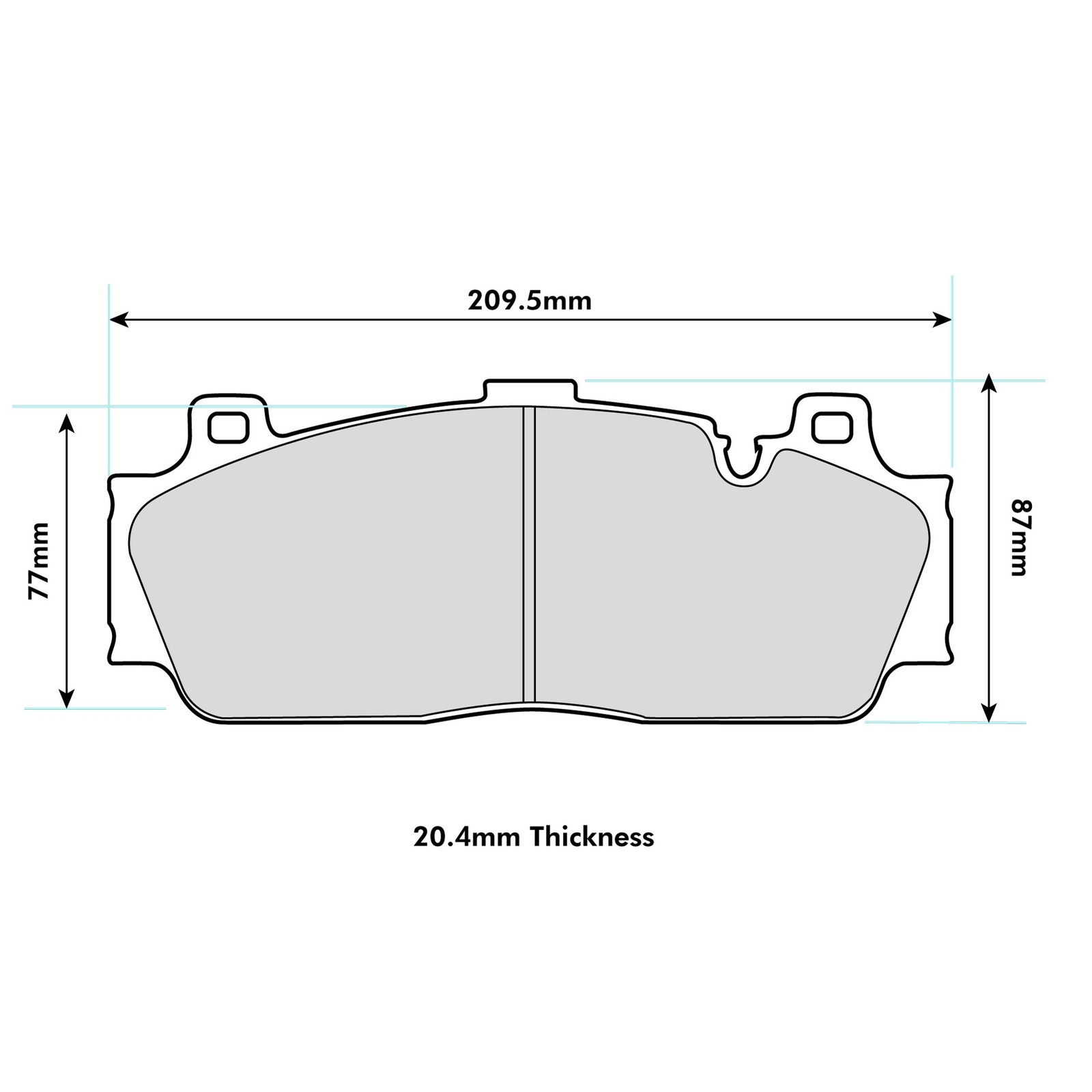 Ferodo DSUNO Front Brake Pads Fits BMW M2 (Inc Competition) M5 & M6 - (FCP4712Z)