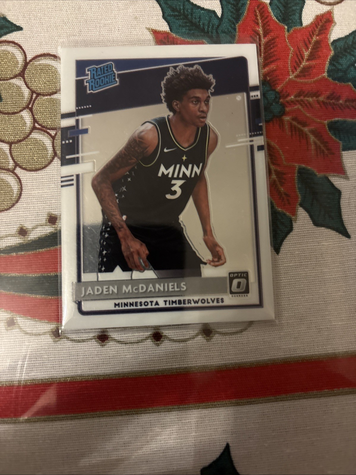 2020-21 Panini Donruss Optic - Rated Rookie Jaden McDaniels #178 (RC)
