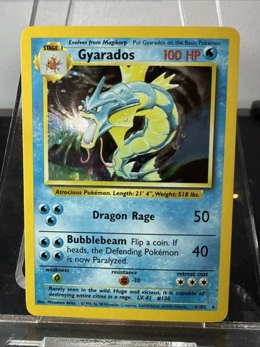 New ListingGyarados Unlimited Holo - 6/102 - NM Condition