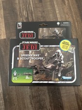 Star Wars TVC vintage collection speeder bike and scout trooper ROTJ MISB