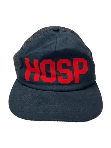 Casquette en maille Supreme 23ss Hosp dos 5 panneaux imprimé noir gratuit AEr08