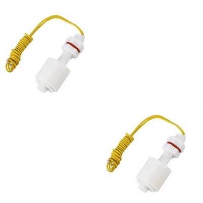  Set of 2 Schwimmerschalter Vertikal Niveauschalter Wasser Wasserstandsanzeige