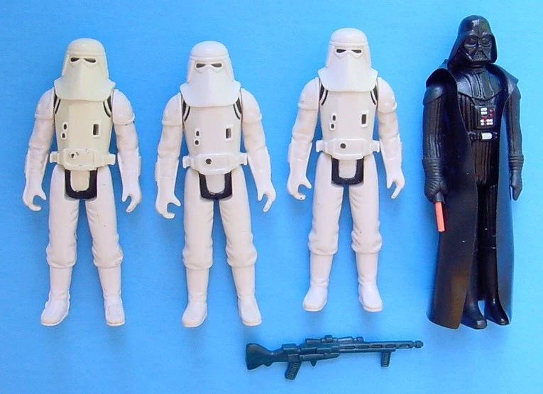 1980 KENNER STAR WARS ESB DARTH VADER ESTOJO DE COLECIONADOR com 4 FIGURAS E ARMAS! - Imagem 2 de 4