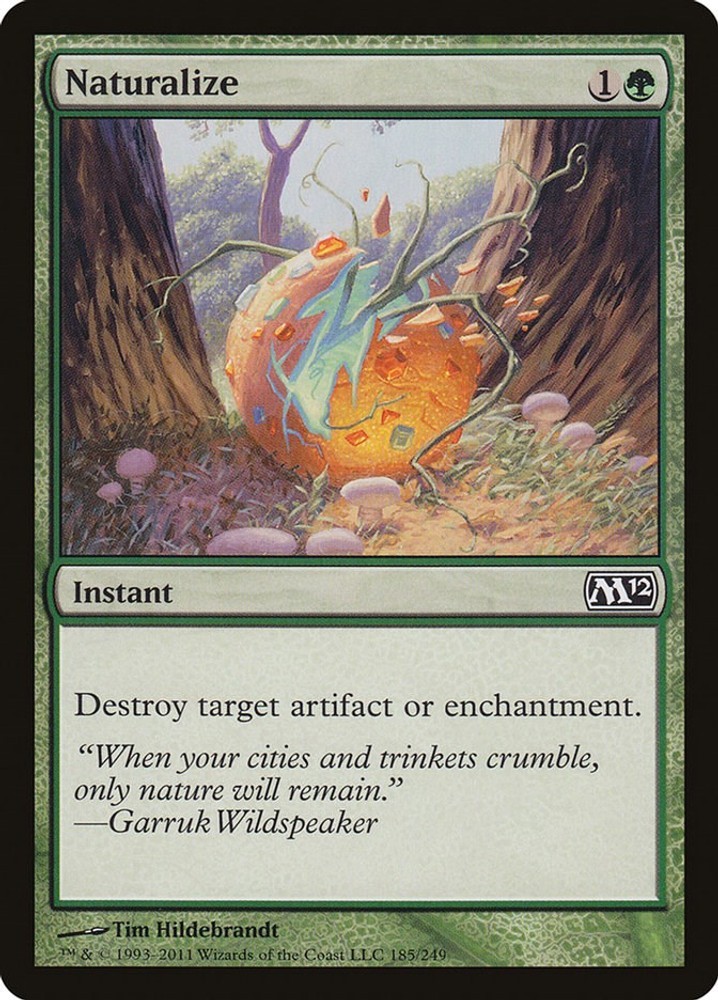 Naturalize [Magic 2012 (M12) - 185] NM