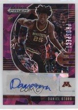 2020-21 Panini Prizm Draft Picks Prospect Purple Ice 34/99 Daniel Oturu Auto 5i2