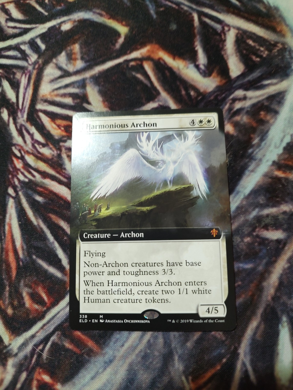 Harmonious Archon (Extended Art) Throne of Eldraine Regular