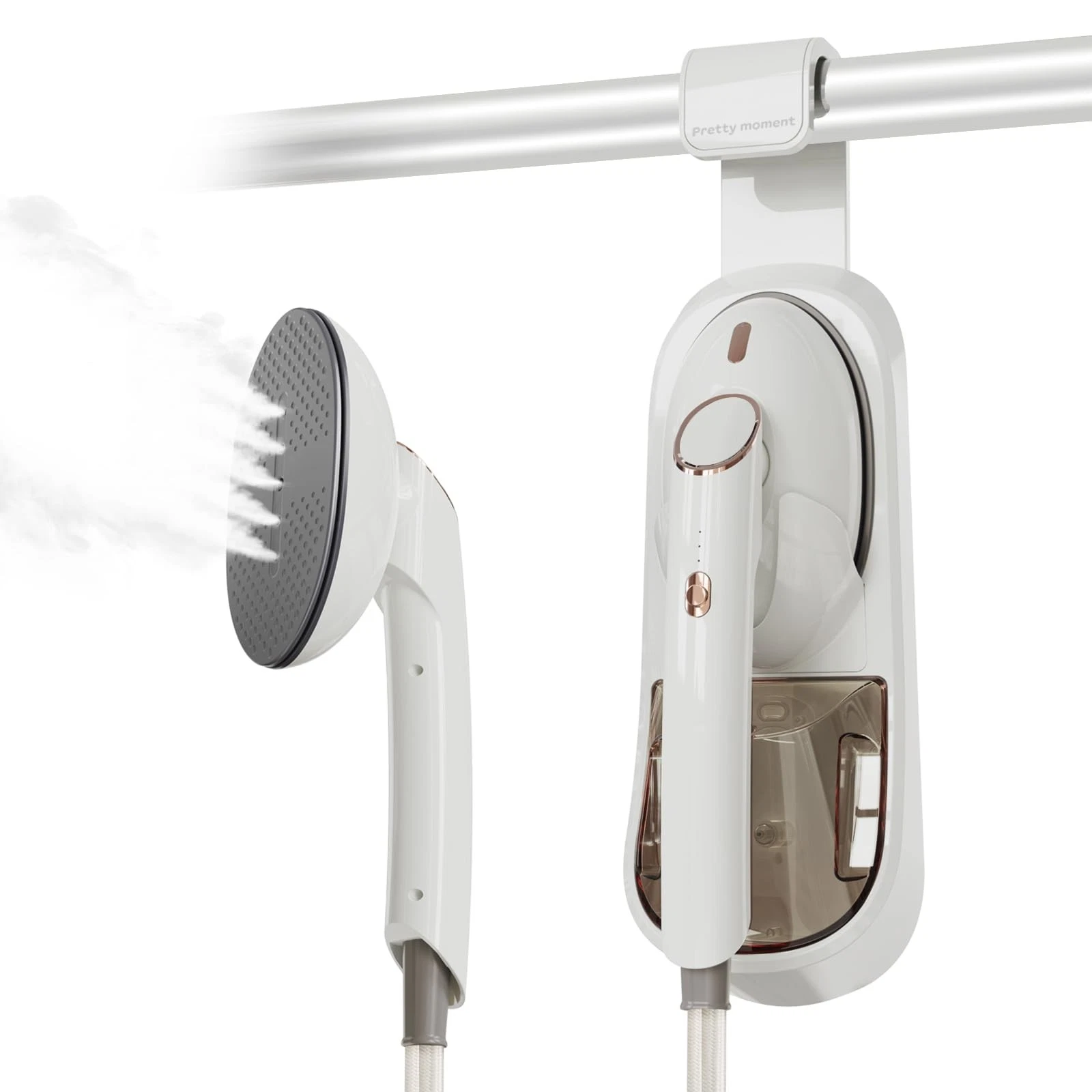 Steamer for Clothes, 1500W Large Soleplate Clothes Steamer Iron, Detachable 4...