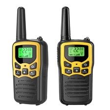 Long Range Walkie Talkies 22 Channels FRS VOX Scan LCD Display for Field Hiking