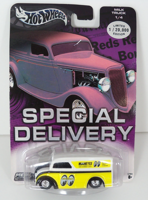 Hot Wheels Special Delivery Moon Eyes Milk Truck Limited Edition 1