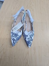 Women's Milan Floral Print Slingback Heels - A New Day