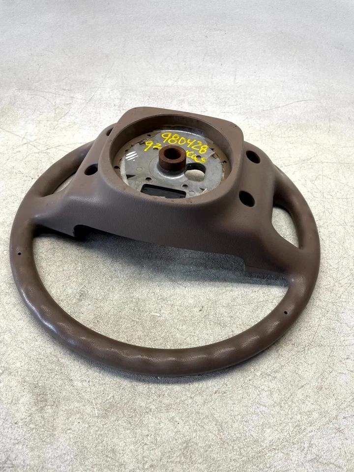1992-1995 Ford Taurus Mercury Sable Steering Wheel Beige Leather OEM - Image 4 of 4