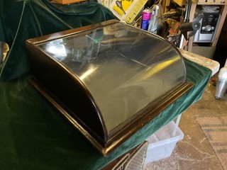 Early 20th Century Mahogany Counter Top Display Case