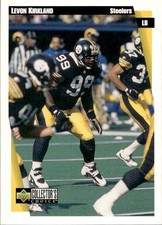NFL card # 292 Levon Kirkland Upper Deck 1997