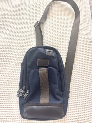 Tumi mens cross body bag Front Pack navy | eBay