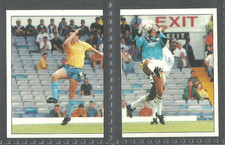 2 x CONCORSO - Adesivi Panini/Junior 1991' Calcio Super Sevens