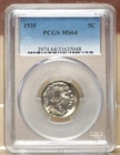 1935 BUFFALO NICKEL PCGS MS64 635048