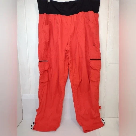 Zumba 健身橙色和黑色运动裤尺寸 (XXL) — 第 2/4 张图片