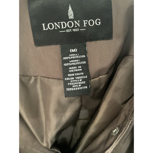LONDON FOG Brown Overcoat - Women's M - Picture 3 of 4