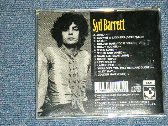 SYD BARRETT of PINK FLOYD Japan 1988 CP28-1052 NM CD OPEL | eBay
