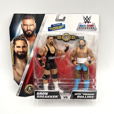 WWE Bron Breakker Seth Freakin Rollins Main Event Showdown 2-Pack