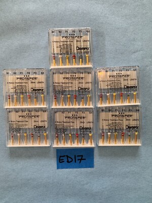 ProTaper Universal 25 mm - Lot of 7 Packs - Laboratory Use 