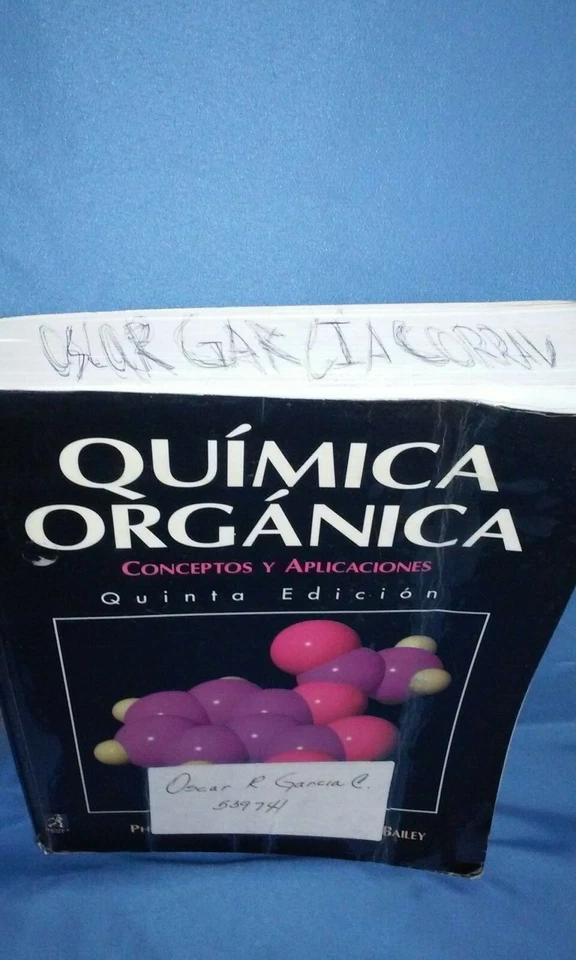 Quimica Organica, Conceptos y Aplicaciones, 5th editiion, 1998, 191210 - Image 2 of 3