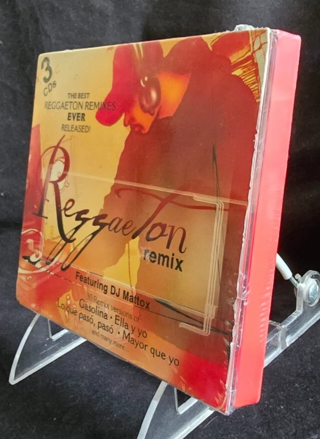 Reggaeton Remix - DJ Mattox (CD) 3 CDS, Madacy Records {SEALED} Foto 3 de 4