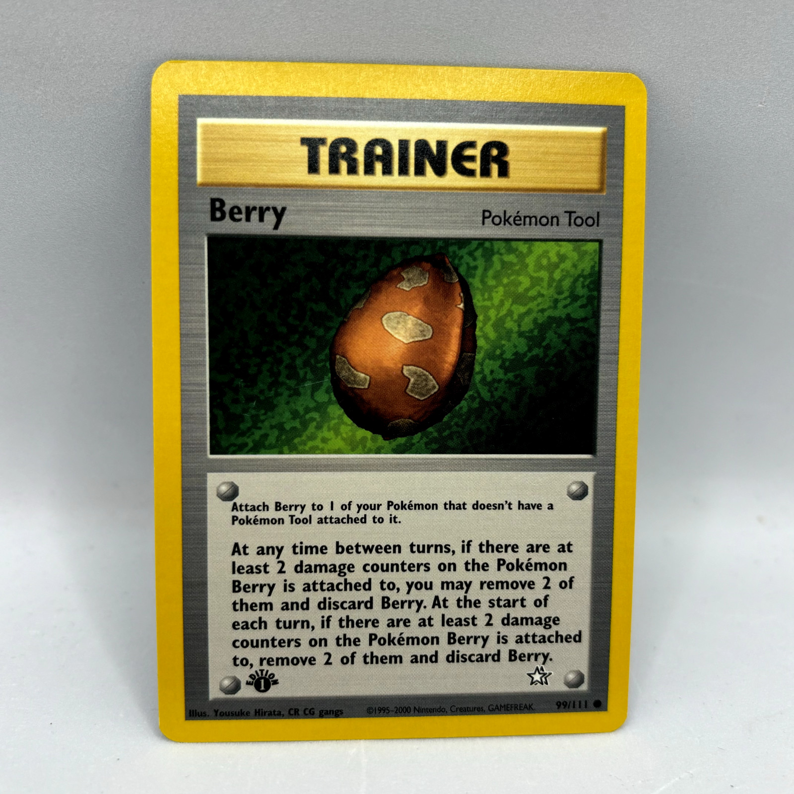 Pokemon TCG - Berry 99/111 1st Edition - WOTC Neo Genesis - NM
