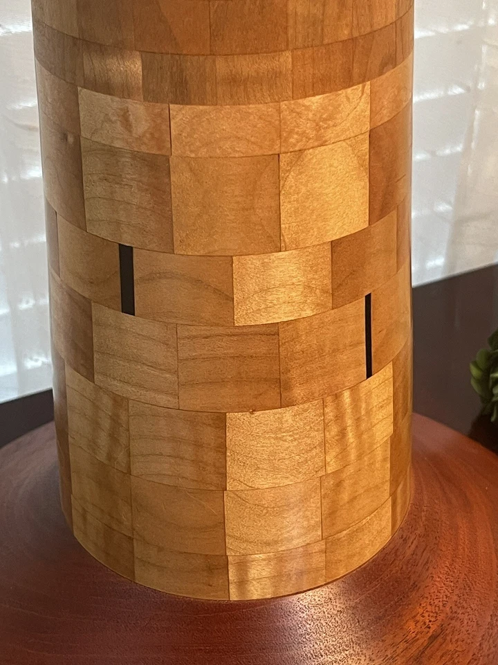 COOL! LÁMPARA DANESA MODERNA DE RETAZOS DE MEDIADOS DE SIGLO VINTAGE CON PANTALLA NUEVA Foto 3 de 4