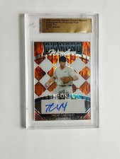 2024 Leaf Metal TRENT CARAWAY Pulsar FIRE  Pre-Production Proof ROOKIE AUTO 1/1