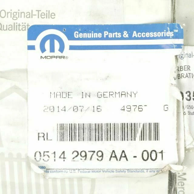 Polea cigüeñal motor Chrysler Crossfire original Mopar 2004-2008 5142979AA Foto 3 de 4