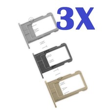 3X iPhone 6 Sim Card Tray SIM Tray Slot Holder Replacement Part