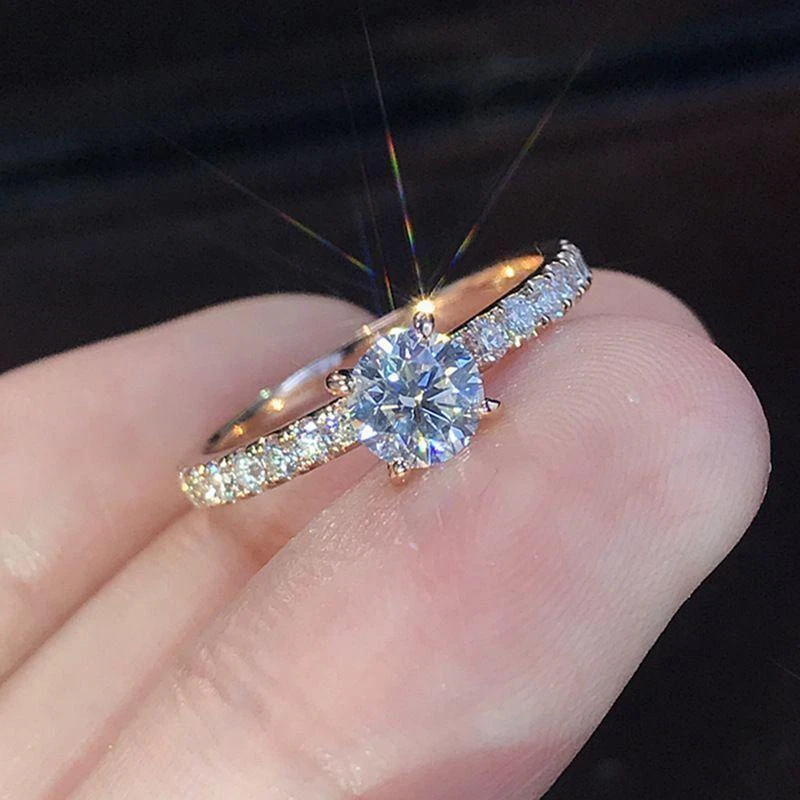 Anillos Sortijas 14k Argollas De Compromiso Matrimonio Oro Plata