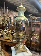Original Royal Vienna porcelain urn/ vase 31 inches, circa 1880