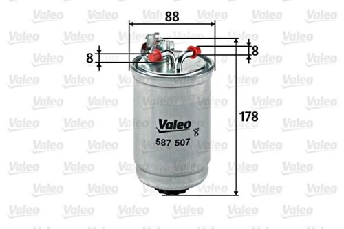 VALEO Fuel Filter For VW SEAT SKODA FORD Caddy I II Pickup Mk Flight T4 7200986 - Picture 1 of 4