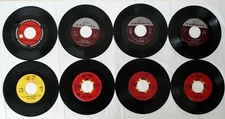 Lot of 8 EVERLY BROS & BOB LUMAN 45 Vinyl Records Lot 45s Lot Records Lot #2