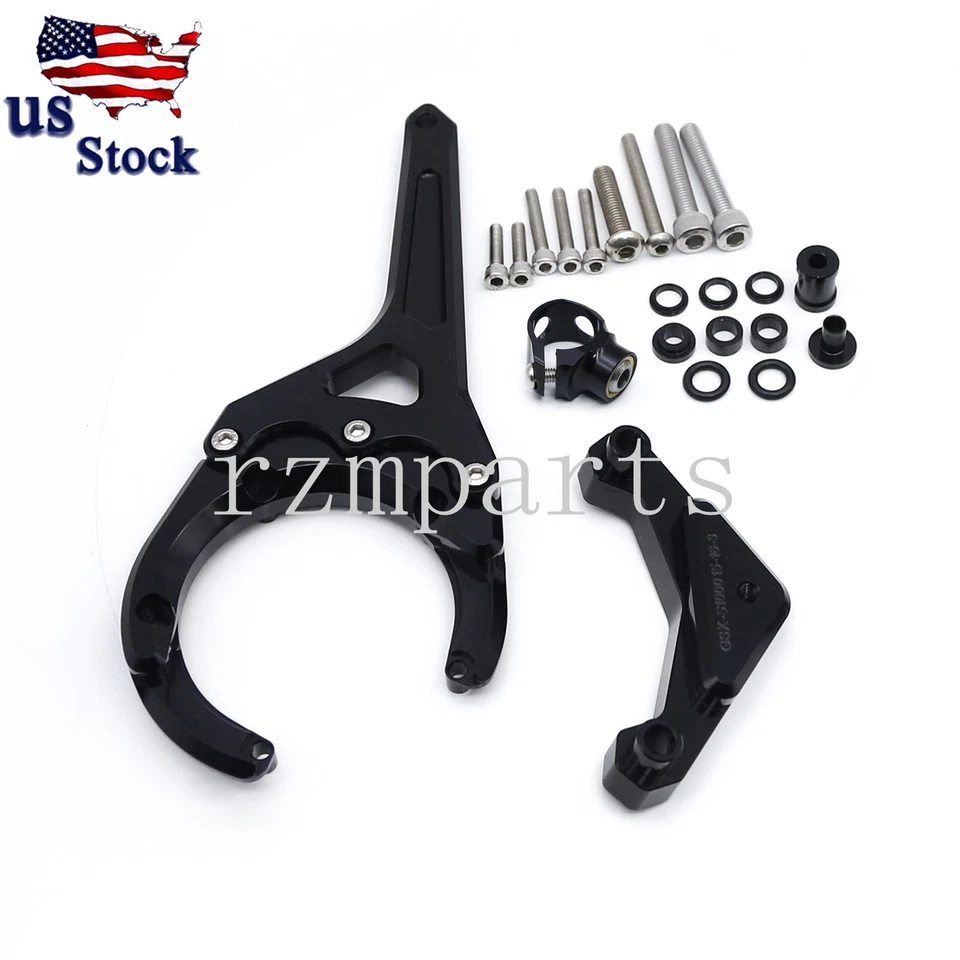 Kit de soporte amortiguador de dirección CNC para Suzuki GSXS1000 2016-2020 2021 2022 colores Foto 3 de 4